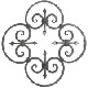 Gates and Railings Rosette designs