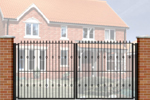Double Gate with Railheads and Mid Decoration (DG002)