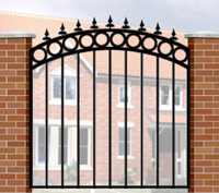 Garden Gate Wrought Iron