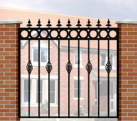 Garden Gate Wrought Iron