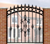 Garden Gate Wrought Iron