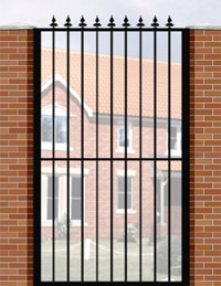 Side Gate with Flat Top & Railheads