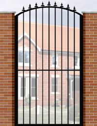 Side Gate with Curve Top & Railheads