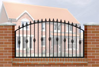 Wall Railing Curve Top, Railheads & Baskets