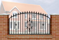 Wall Railing Curve Top, Railheads, Baskets & Panel