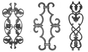 Panel Scrolls for Gates and Railings