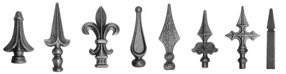 Railheads for Gates and Railings
