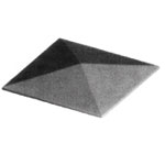 Short Pyramid Gate Post Cap